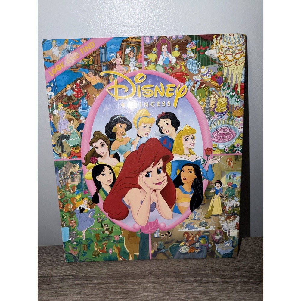Disney Princess: Look and Find 2010- Hardcover - very good